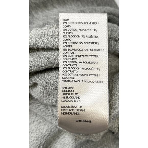 WE THE FREE PEOPLE Sweatshirt Womens Small Light Gray Oversized Camden Pullover - Picture 3 of 7